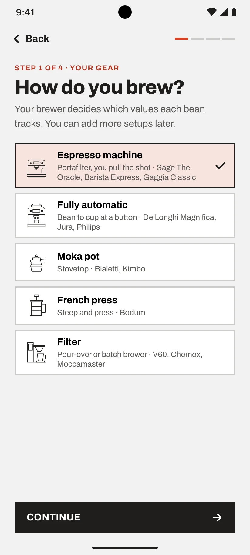 Step 1: choose how you brew